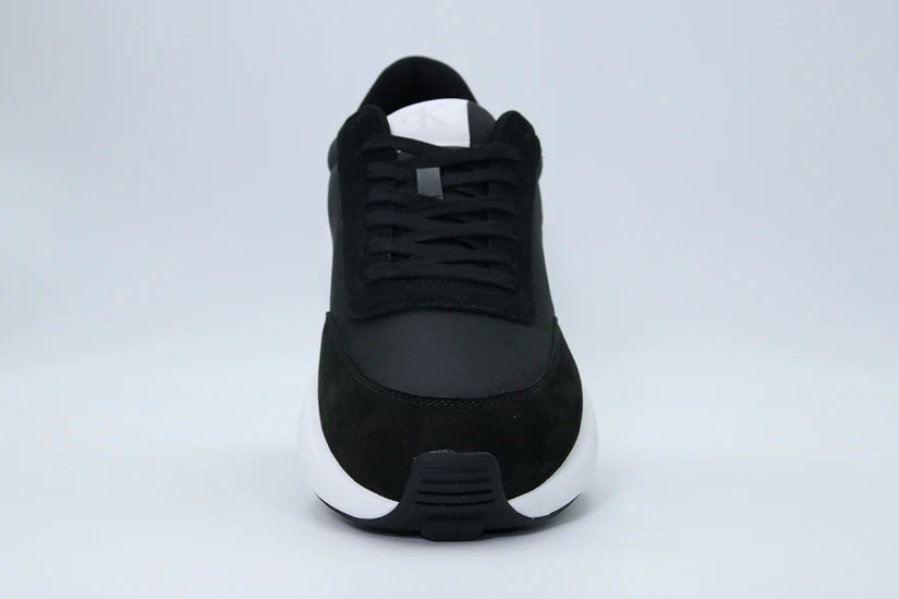 Calvin Klein Athleisure Runner Ανδρικά Sneakers Μαύρα, Λευκά