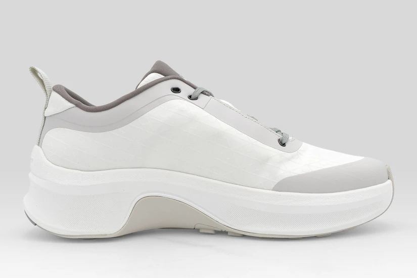 Calvin Klein Emblem Logo Chunky Runner Ανδρικά Sneakers Λευκά, Γκρι
