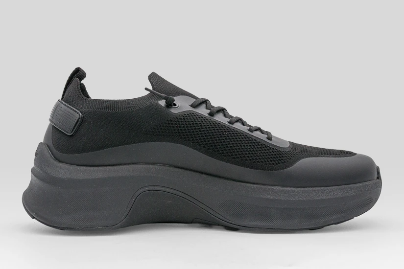 Calvin Klein Mesh Chunky Runner Sock Ανδρικά Sneakers Μαύρα