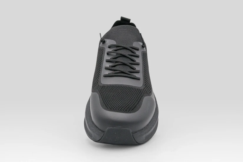 Calvin Klein Mesh Chunky Runner Sock Ανδρικά Sneakers Μαύρα