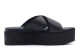 Calvin Klein Flatform Cross Ανοιχτά Γυναικεία Παπούτσια Μαύρα