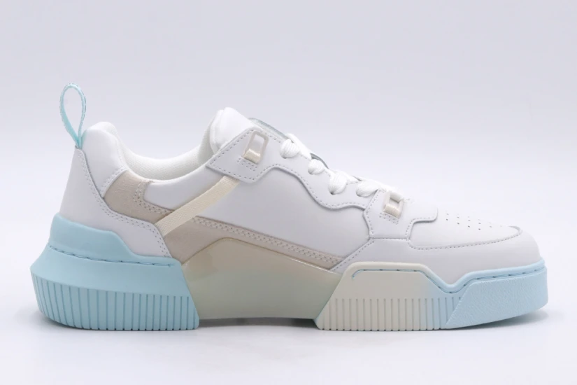 Calvin Klein Chunky Cupsole 2.0 Γυναικεία Sneakers Λευκά, Γαλάζια