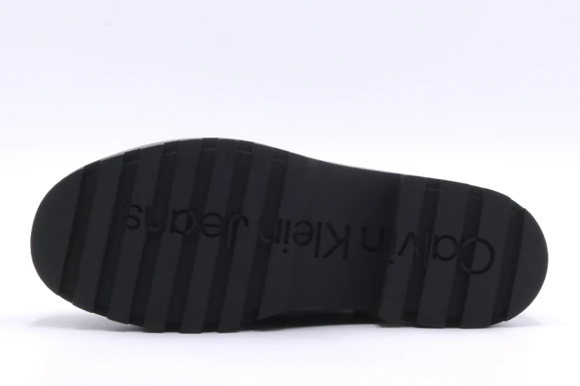 Calvin Klein Flatform High Lace Up Γυναικεία Μποτάκια Μαύρα