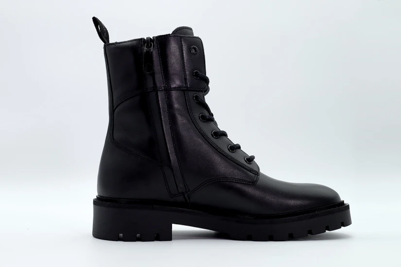 Calvin Klein Combat Boot Mid Γυναικεία Μποτάκια Μαύρα
