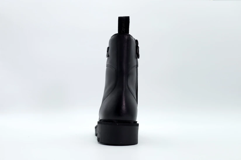 Calvin Klein Combat Boot Mid Γυναικεία Μποτάκια Μαύρα