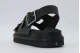 Calvin Klein Flat Molded Buckle Γυναικεία Σανδάλια Μαύρα