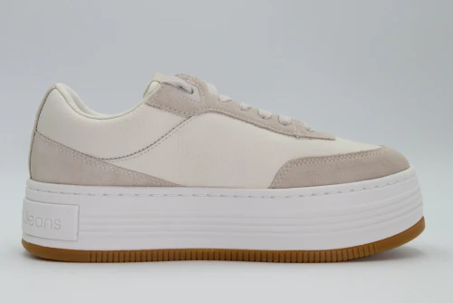 Calvin Klein Bold Flatf Low Lace Tumb Lth Sneakers (YW0YW01797 0LH)