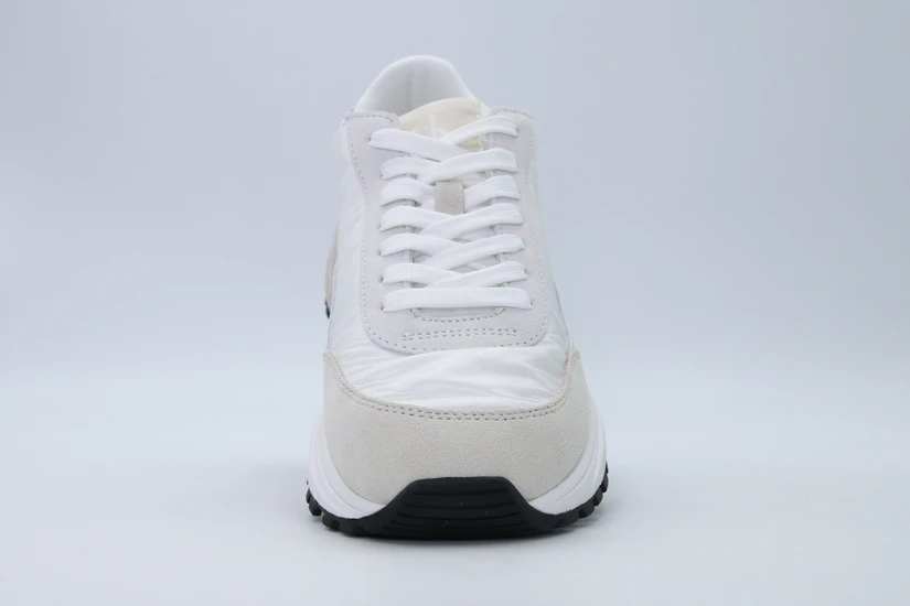 Calvin Klein Suede Trainers Γυναικεία Sneakers Λευκά, Μπεζ, Ροζ