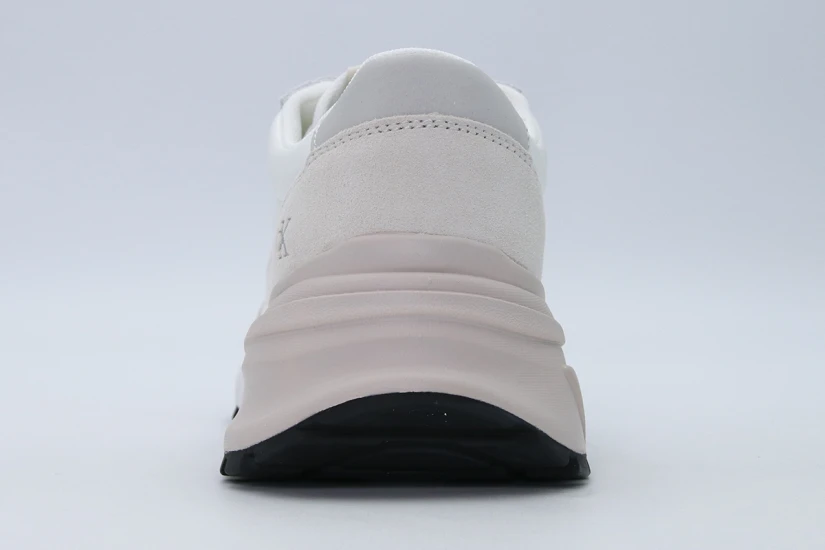 Calvin Klein Suede Trainers Γυναικεία Sneakers Λευκά, Μπεζ, Ροζ